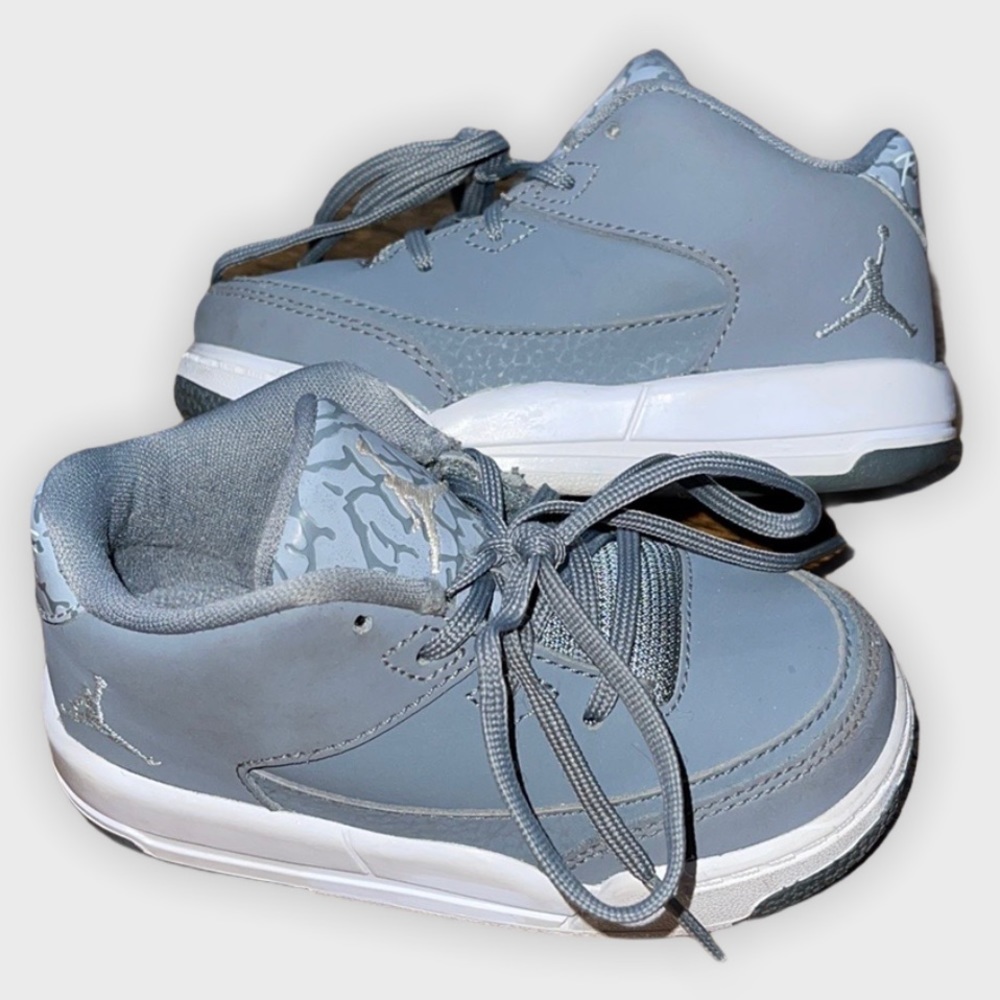 Jordan Flight Origin Gray Metallic White Sneakers